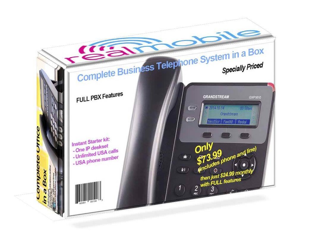 REAL Mobile Complete Business Telephone System in a Box