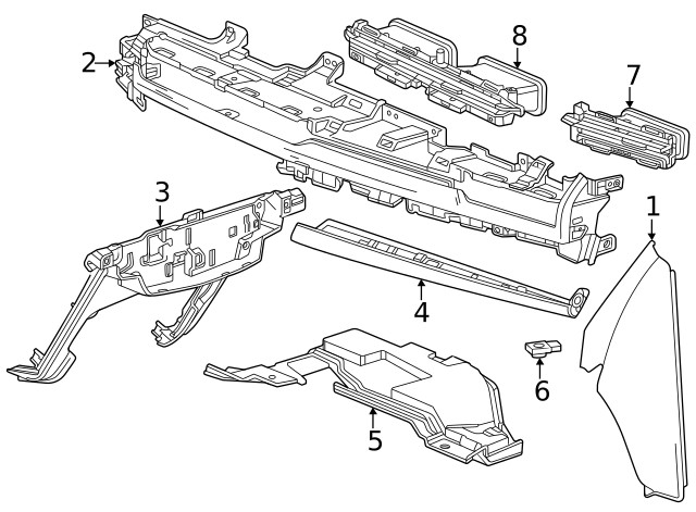 Genuine GM Switch Housing 42809302