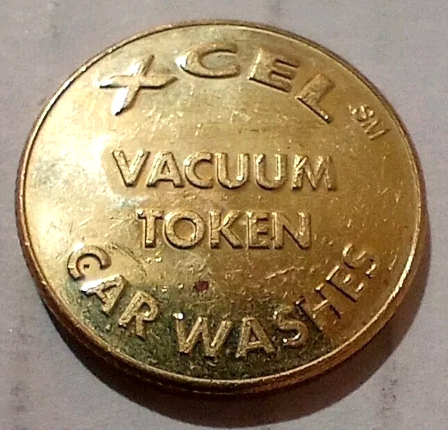 Xcel Car Washes Vacuum Token Coin