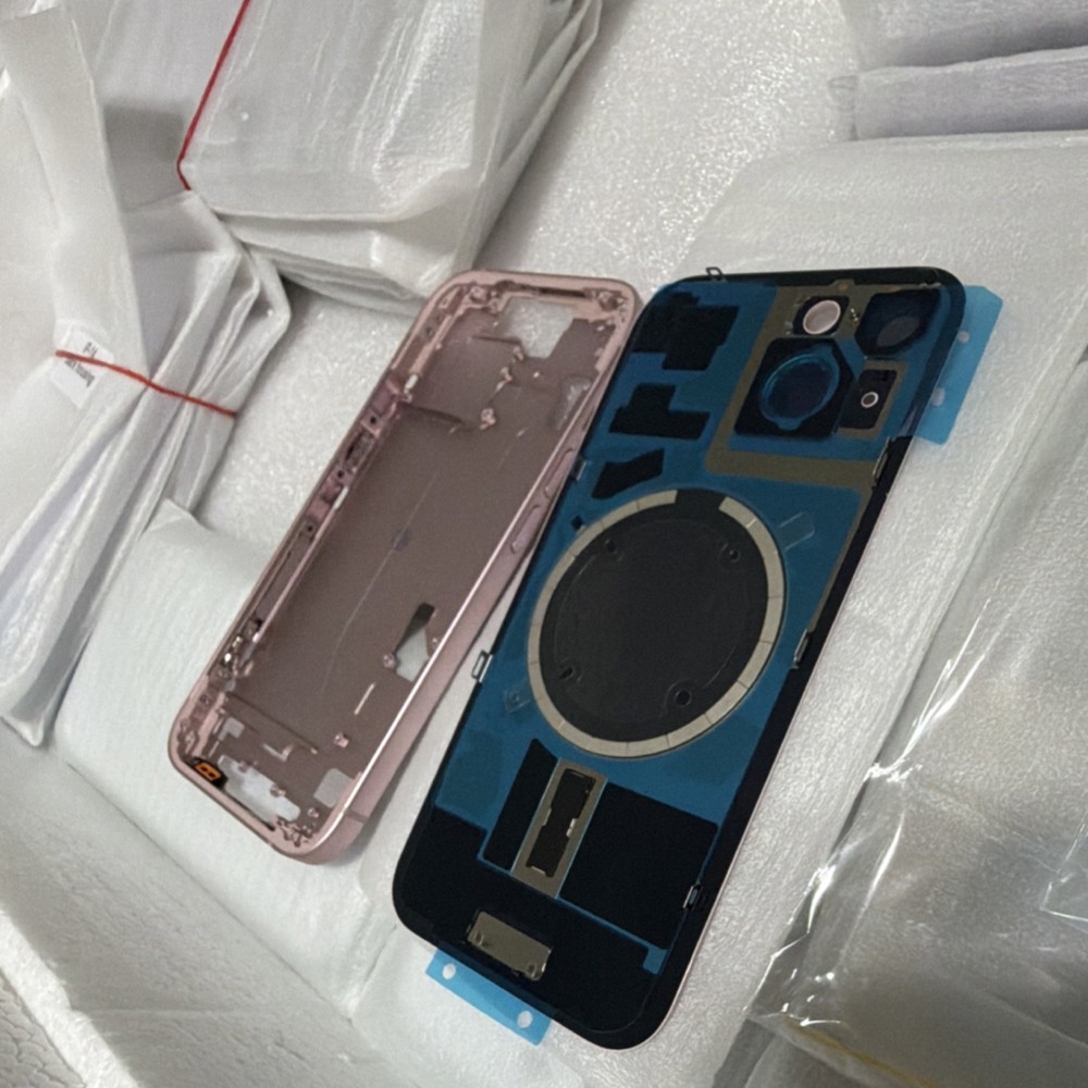 Apple iPhone 15 Pink Housing Frame Back Cover Replacement