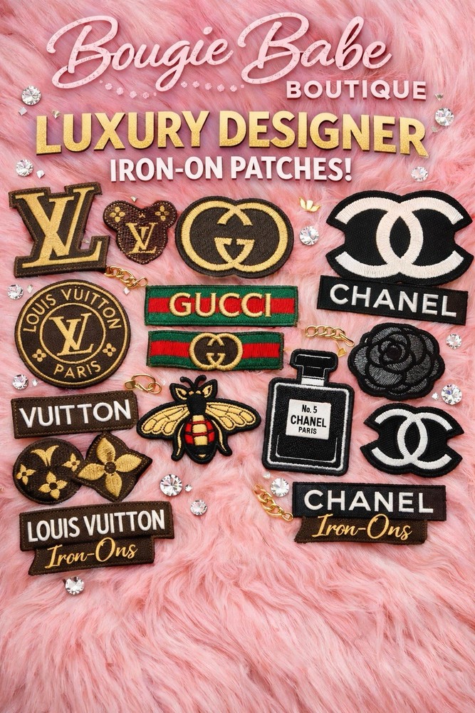 Iron-On Lux Patches 10 pk
