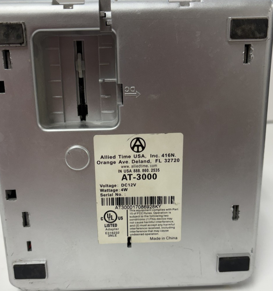 ALLIED TIME AT-3000 TIME CLOCK DC12V 4W