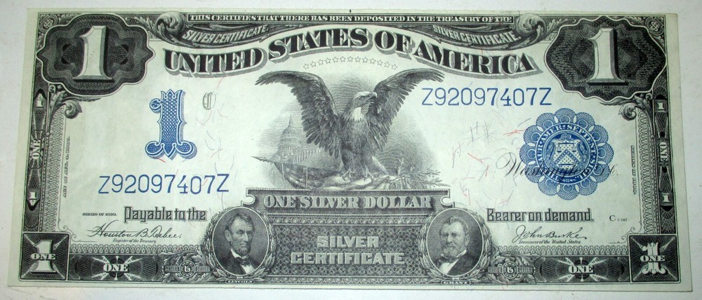 1899 United States $1 One Silver Dollar Silver Certificate