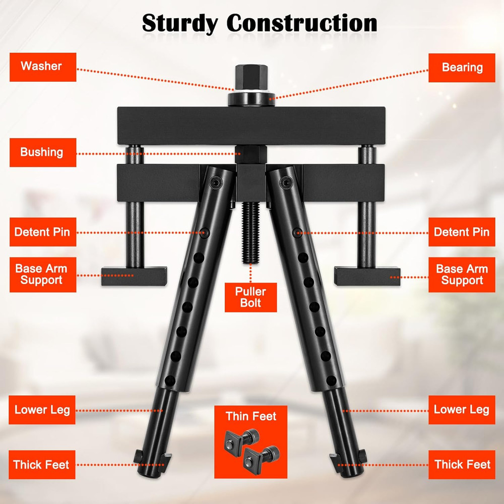 Universal Cylinder Liner Puller Assembly Fits for Mack Cummins CAT Caterpillar,