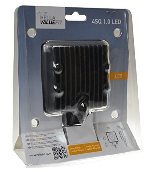 357102002 ValueFit 4 Square 1.0 LED Long Range Worklight, Multi