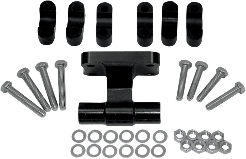 POWERMADD 45400 Universal Pivoting Handlebar Riser System - 3"