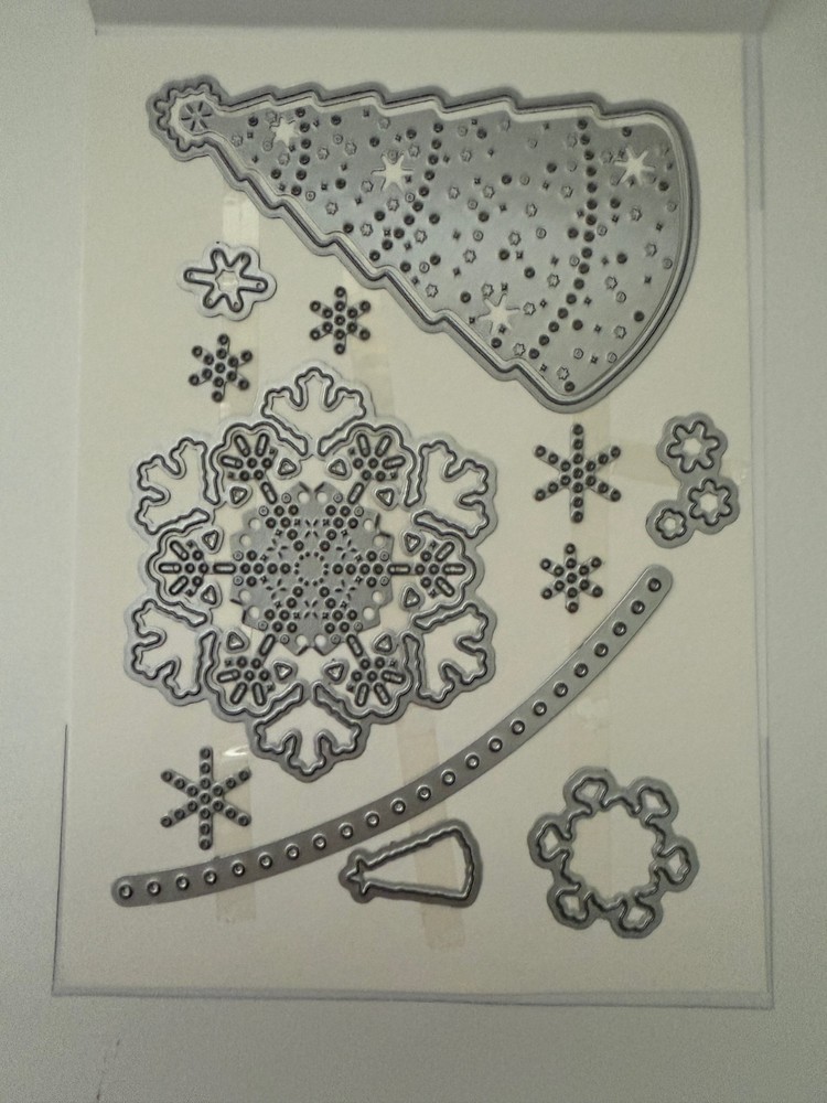 Stampin' Up Cut & Emboss Thinlits Retired Twinkling Lights Dies NEW