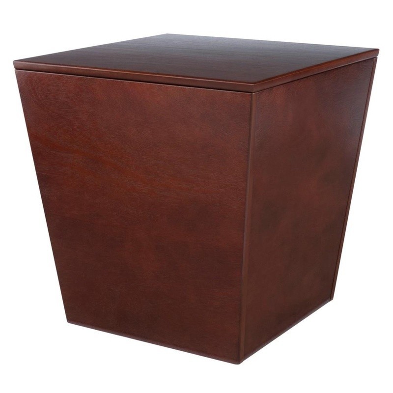 Wood Mezo Storage Cube Accent Table Indoor Storage Solution Causal Side Table US