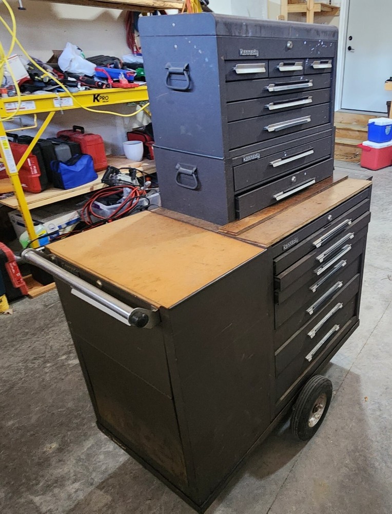 kennedy, machinist, roll away, tool box,