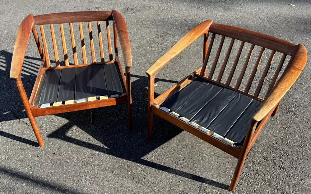 Mid-Century Modern Armchairs (2 Set). Folke Ohlsson Style