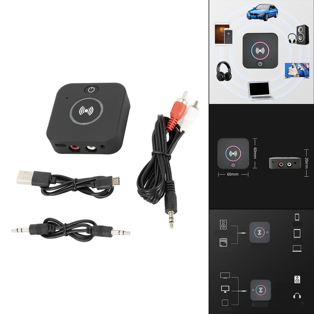 5.0 Receiver Aux Adapter 3.5mm AUX Low Latency