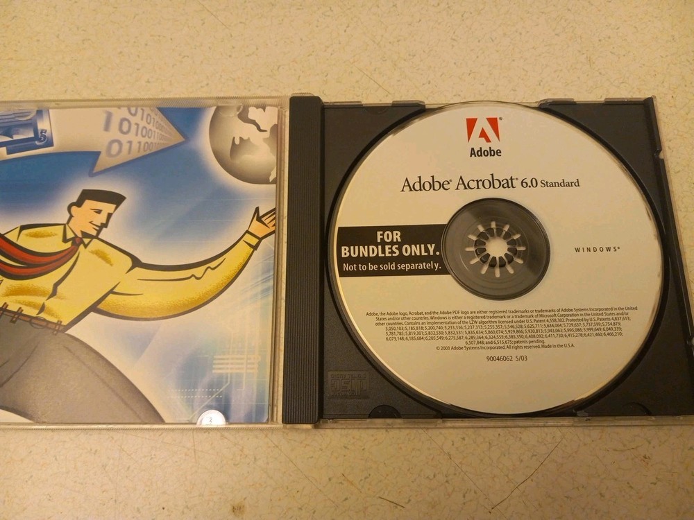 Adobe Acrobat 6.0 Standard for Windows PC with serial number