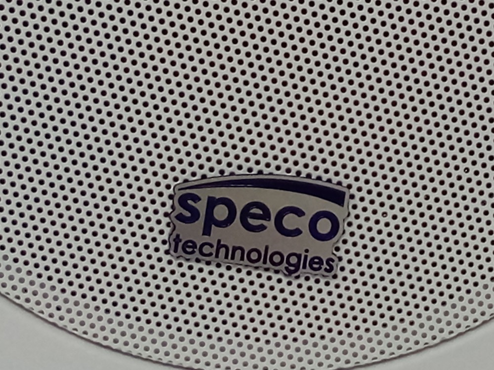 Speco SPIPC6A 15w IP Ceiling Speaker White 8" Diameter