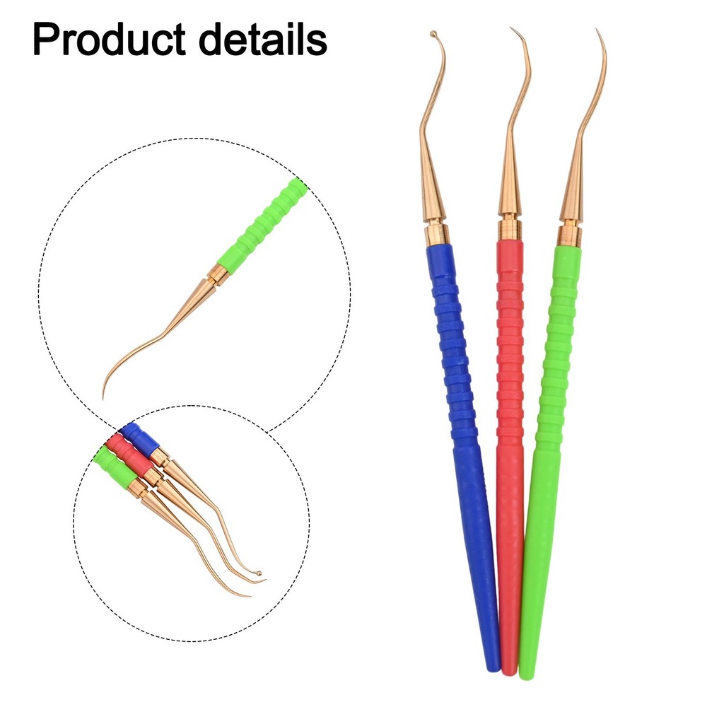 3Pcs Plastic Handle Diving Tool Set for Efficient O Ring and Spring Removal