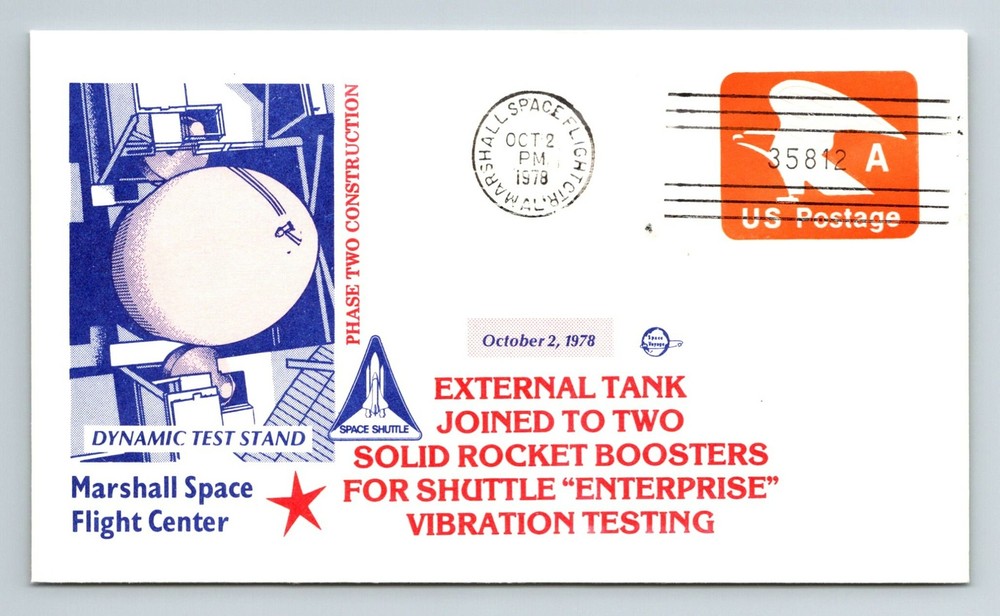 1978 Shuttle Enterprise - Vibration Testing - Oct 2 - F1071