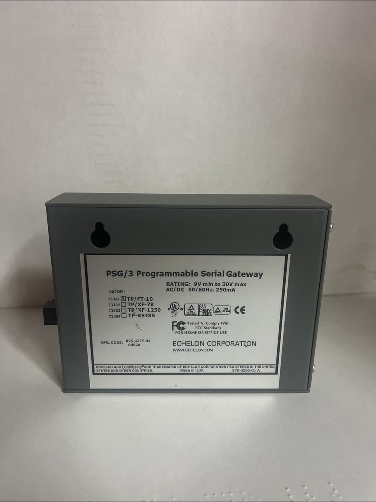 Echelon Psg3 Programmable Serial Gateway 73381
