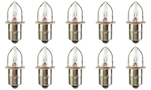 PR2 Light Bulbs Replacement fit Maglite 2-Cell D C Flashlight LED Incandescent