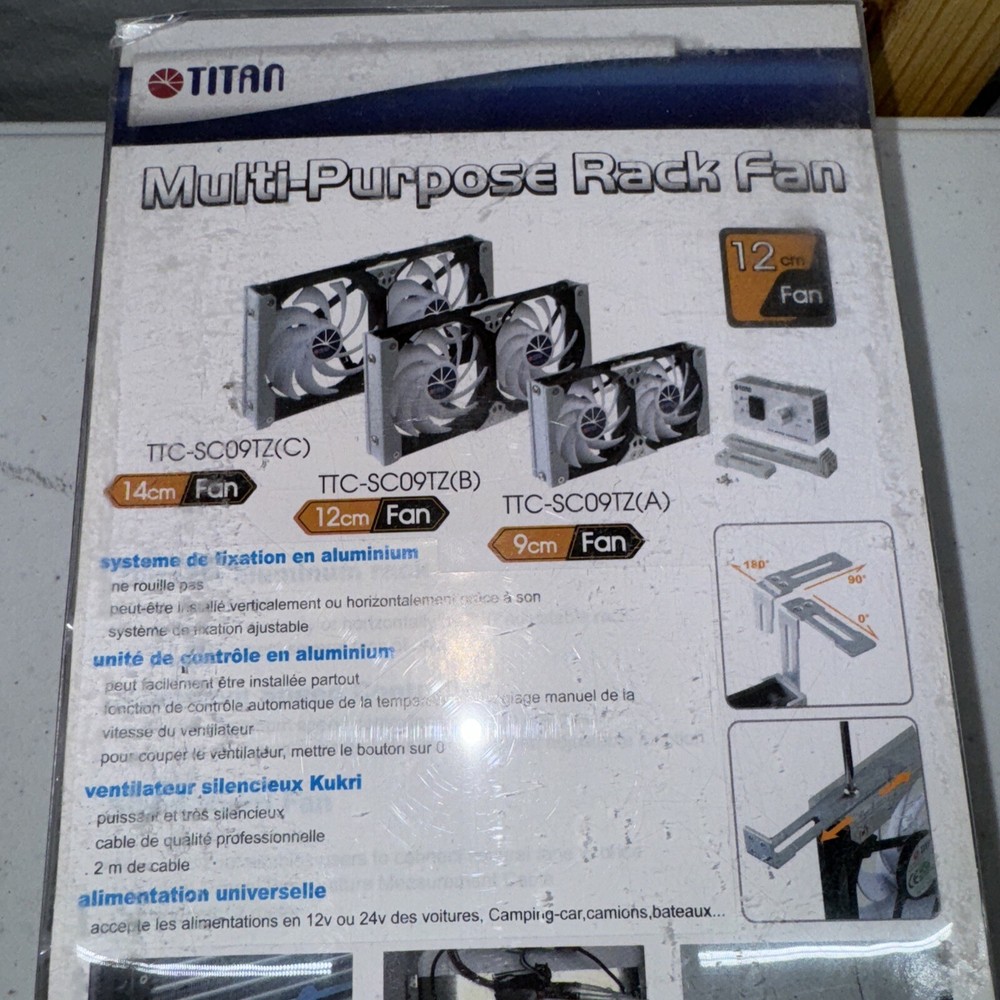 TITAN- 12V/ 24V DC 120mm Multi-Function Rack Mounted