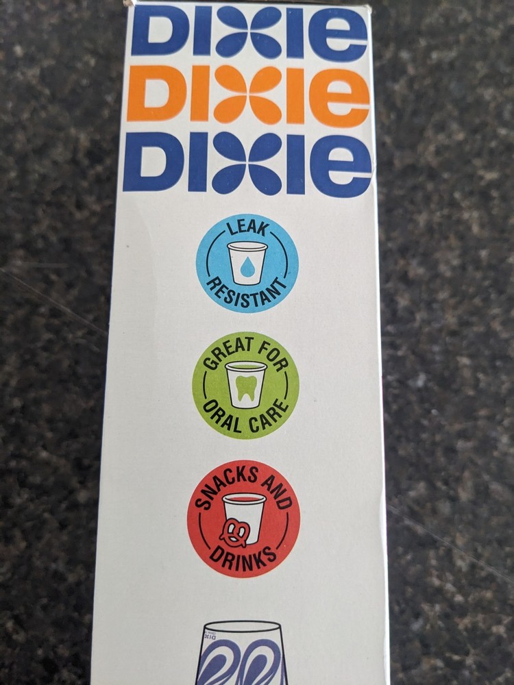 Dixie Multi Purpose Cups 5 oz Throwback Pack Vintage Designs 100 count
