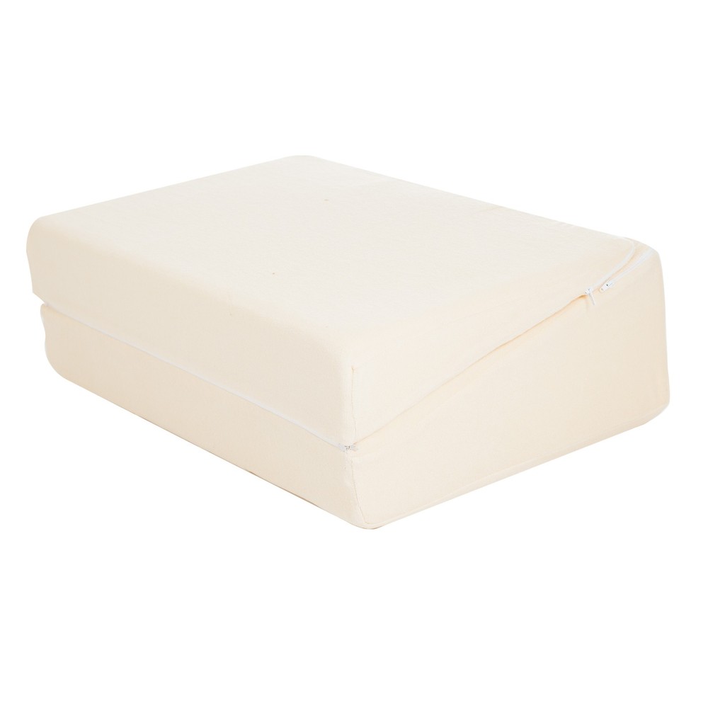 Folding Wedge Pillow Supportive Memory Foam Pillow with Cover