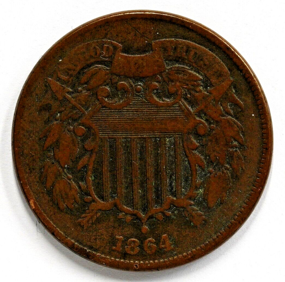1864 2 Cent Piece
