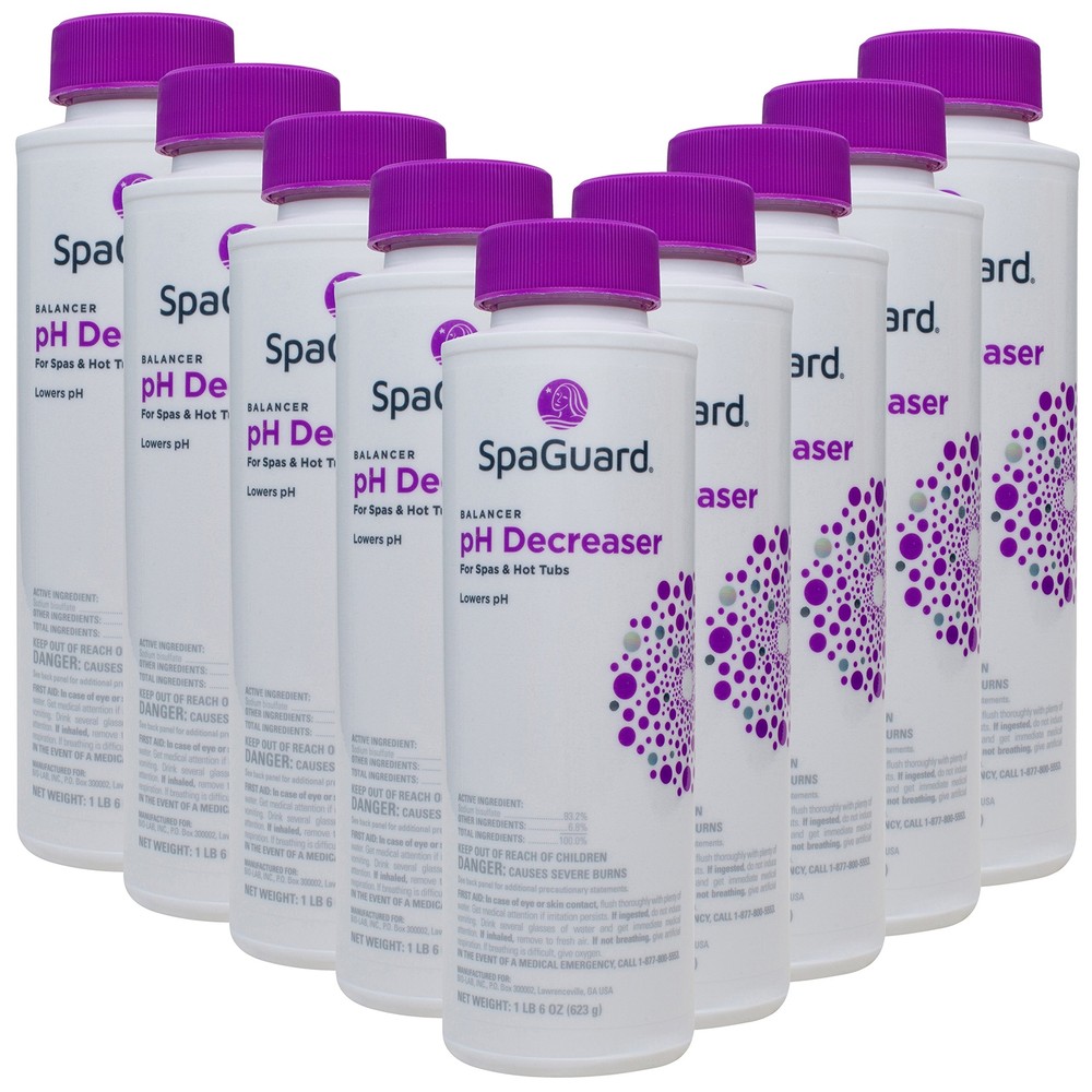 SpaGuard pH Decreaser 22 oz - 9 Pack