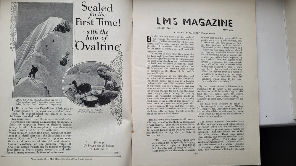 L.M.S. Railway Magazine May 1935
