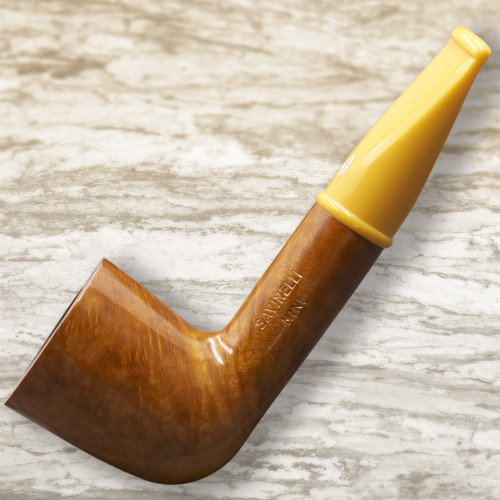 SAVINELLI PIPE:  MINI SMOOTH YELLOW 6mm (409) - NEW
