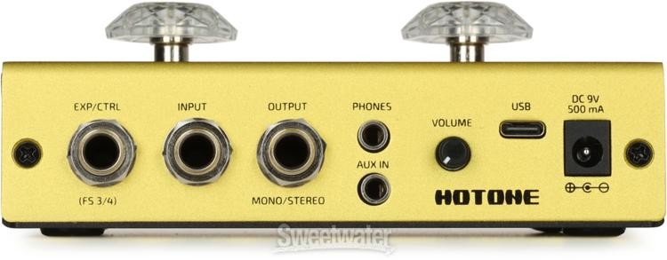 Hotone Ampero Mini Amp Modeler and Effects Processor - Mustard