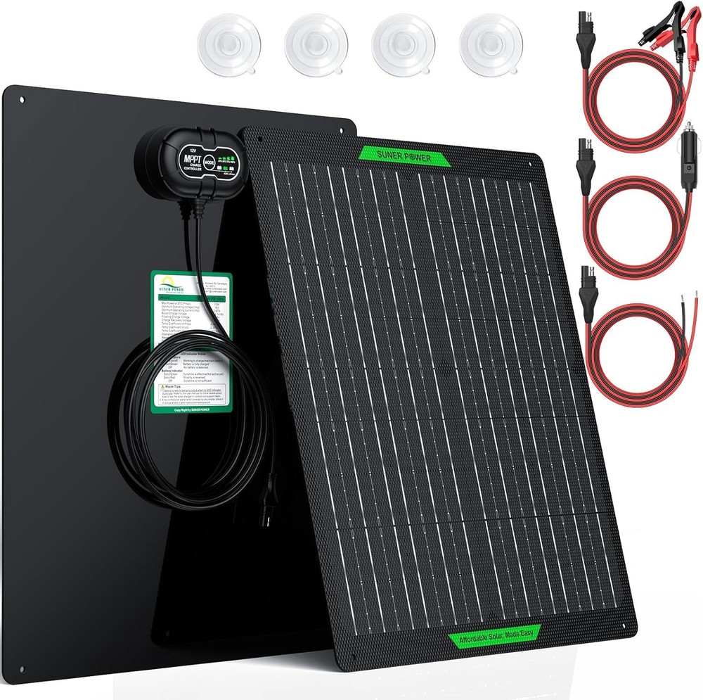 Waterproof Solar Panel Charging Kit for Automotive