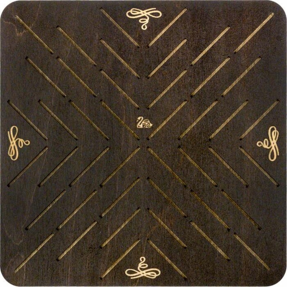 Plywood Needlework Box + 46 spools Needlework Organizer Thread/Floss organizer