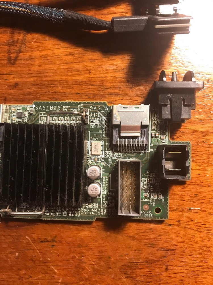 Dell 06V580 PowerEdge Dual SAS Server Module With Cables