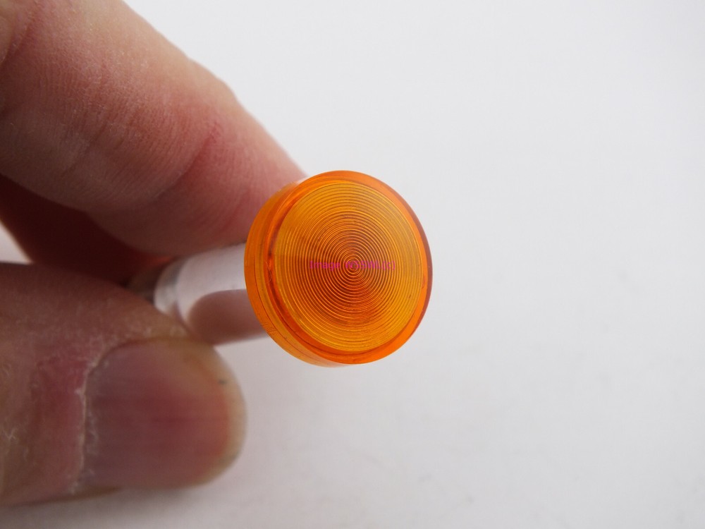 Panel Mount Amber Lens Light Tube - Ham Project Building