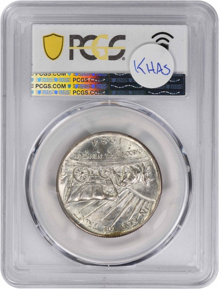 Oregon Commemorative Silver Half Dollar 1934-D MS65 PCGS
