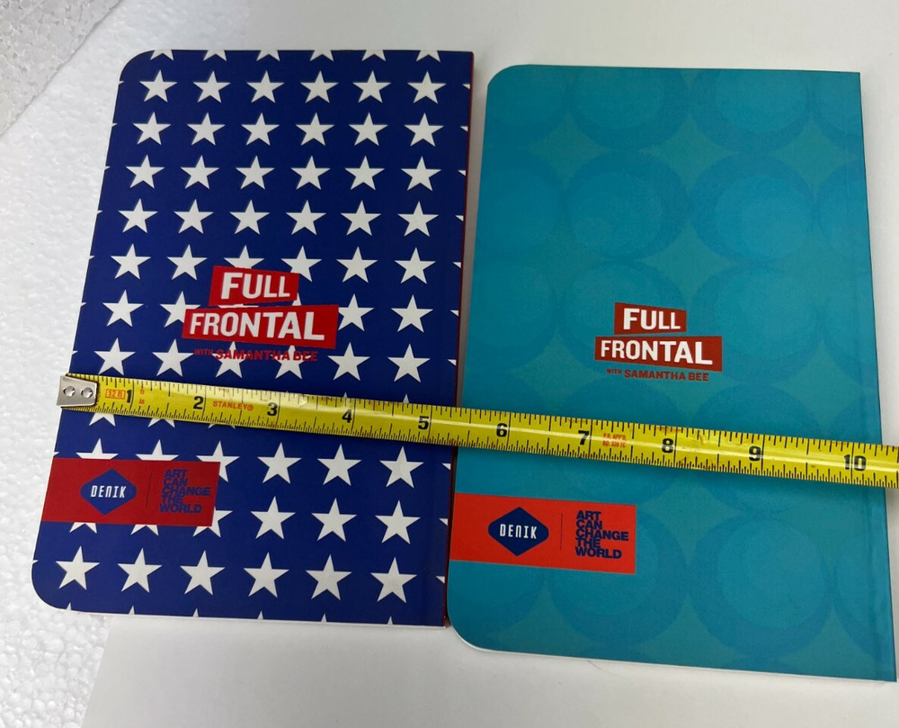 FULL FRONTAL Samantha Bee RIGGED 2 PACK LINED NOTEBOOK 2 PACK ELECTION