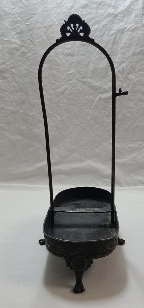 Silverplate Frame For DOUBLE Pickle Castor Set Victorian Vintage