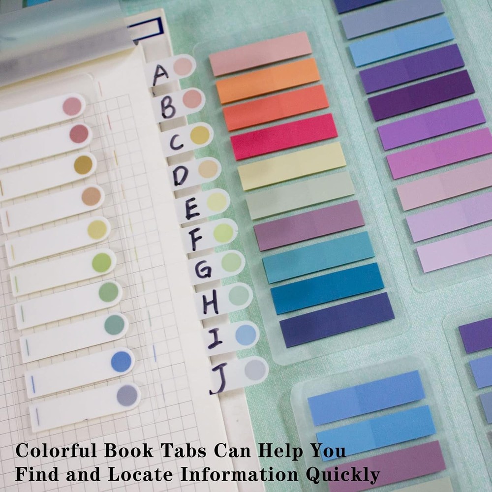 Books Tabs for Annotating, Stiy Tabs Clear Stiy Notes, Pa