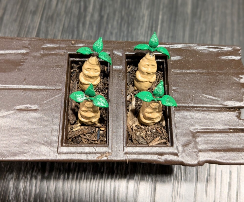 Harry Potter Mandrake Potting Table miniverse accessory