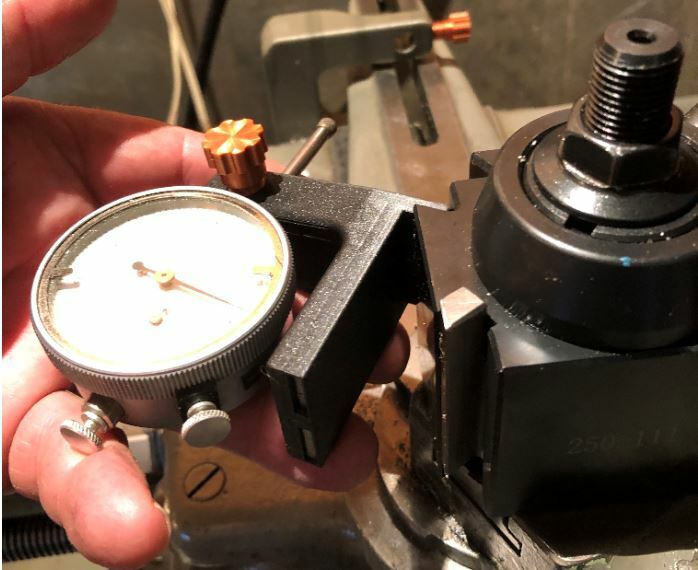 Lathe Magnetic 3/8" Indicator Tool Holder (Indicator not INCLUDE)