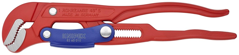KNIPEX Tools Swedish Pattern Pipe Wrench S-Shape Fast Adjust 8360010