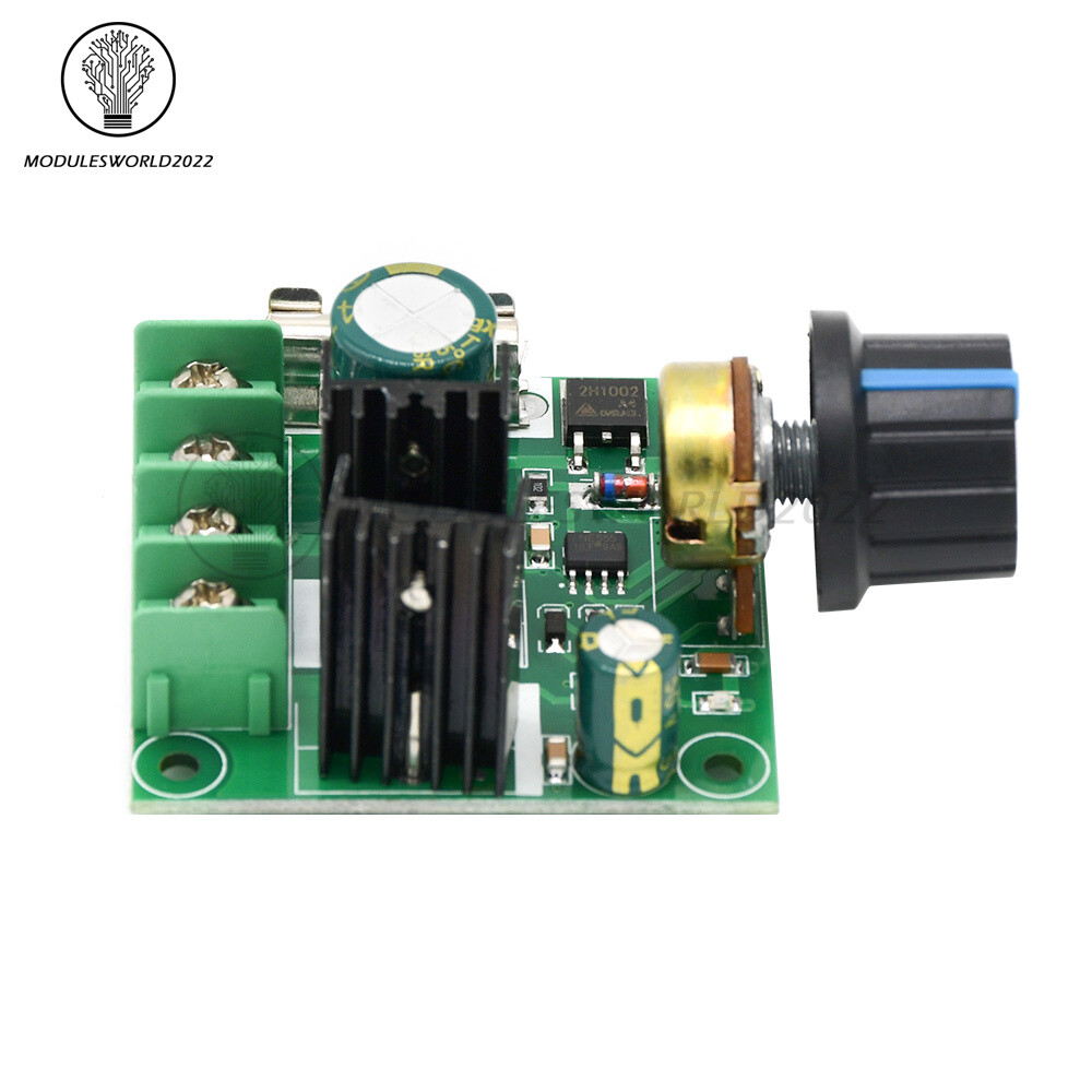 DC 12-40V 10A PWM DC Motor Speed Control Switch Controller Volt Regulator Dimmer