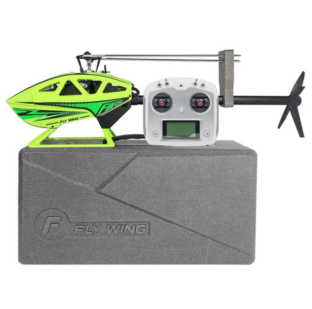 FlyWing FW450L V3 GPS Helicopter w/ ACE Flight Controller RTF (Green)