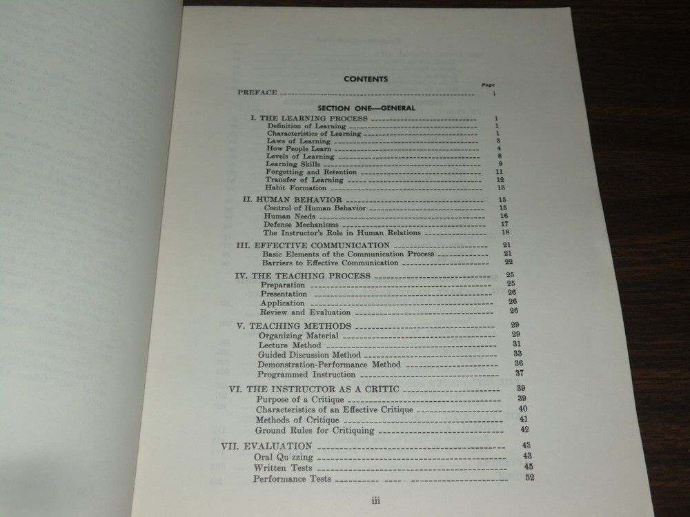 Vintage 1977 Aviation Instructors Handbook
