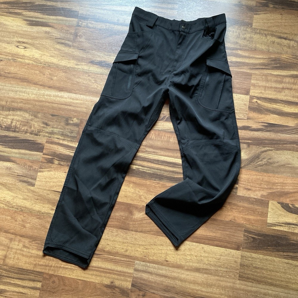 Tactical Series Medium Black Elastic Back Pants