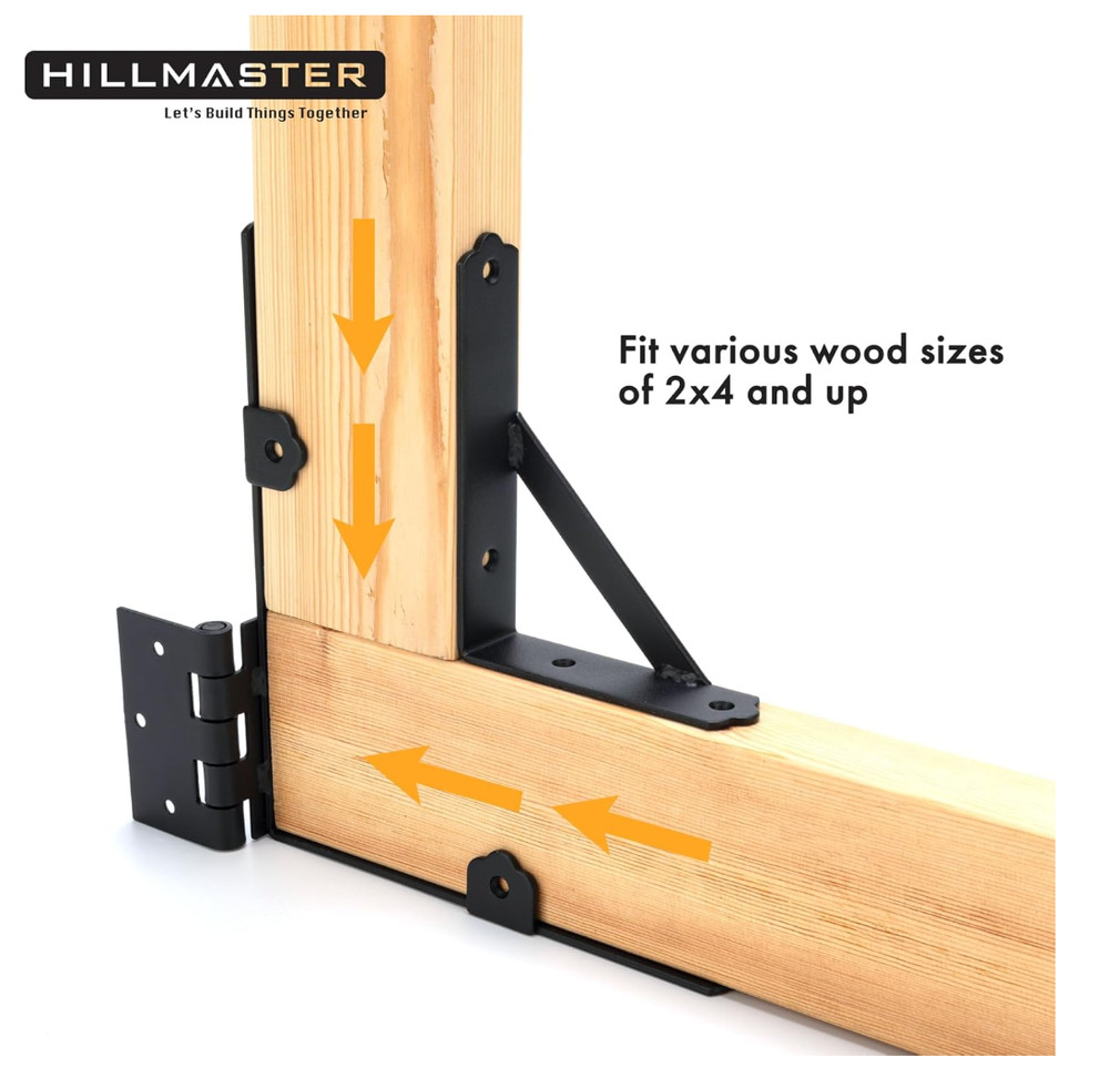 Anti Sag Gate Frame Kit Gate Corner Brace Bracket Heavy Duty Adjustable Gate Har