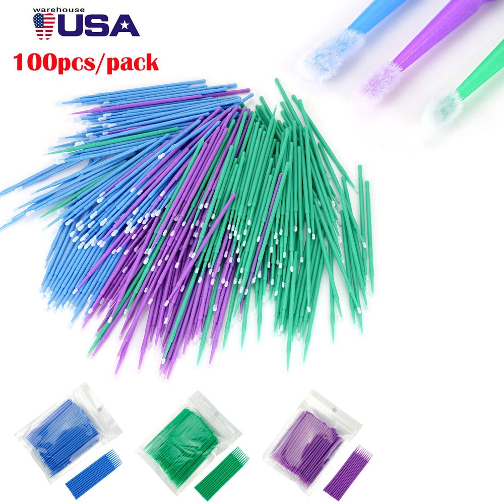 100-500 Dental Disposable Micro Applicator Brushes Tooth Applicators Micro YCE