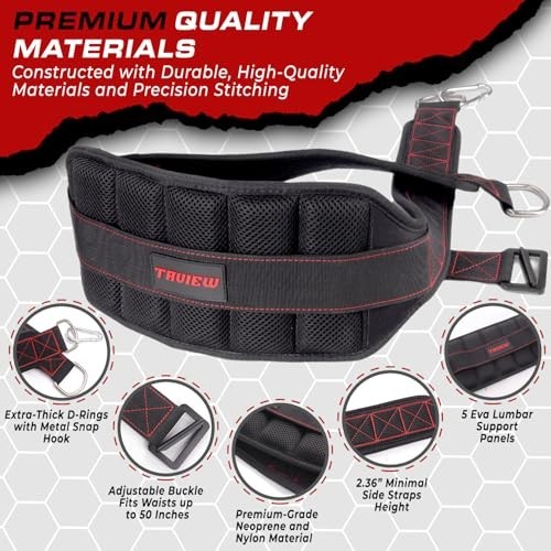 Belt for Belt Squats, Rack Attachment & Squat Machine, Weight