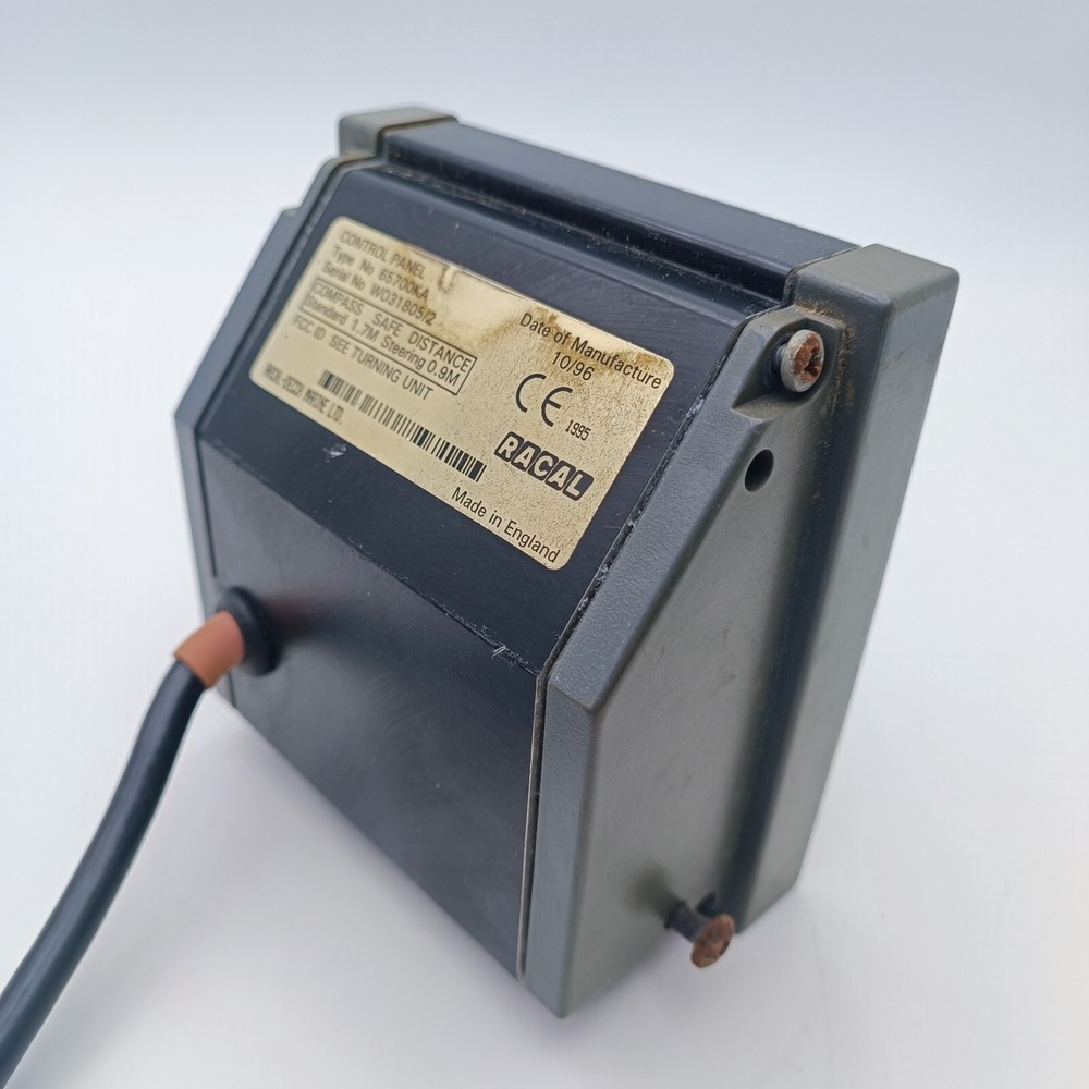 Racal Decca Radar Scanner Control Panel 65700KA Sperry Marine f/ Open Array Scan