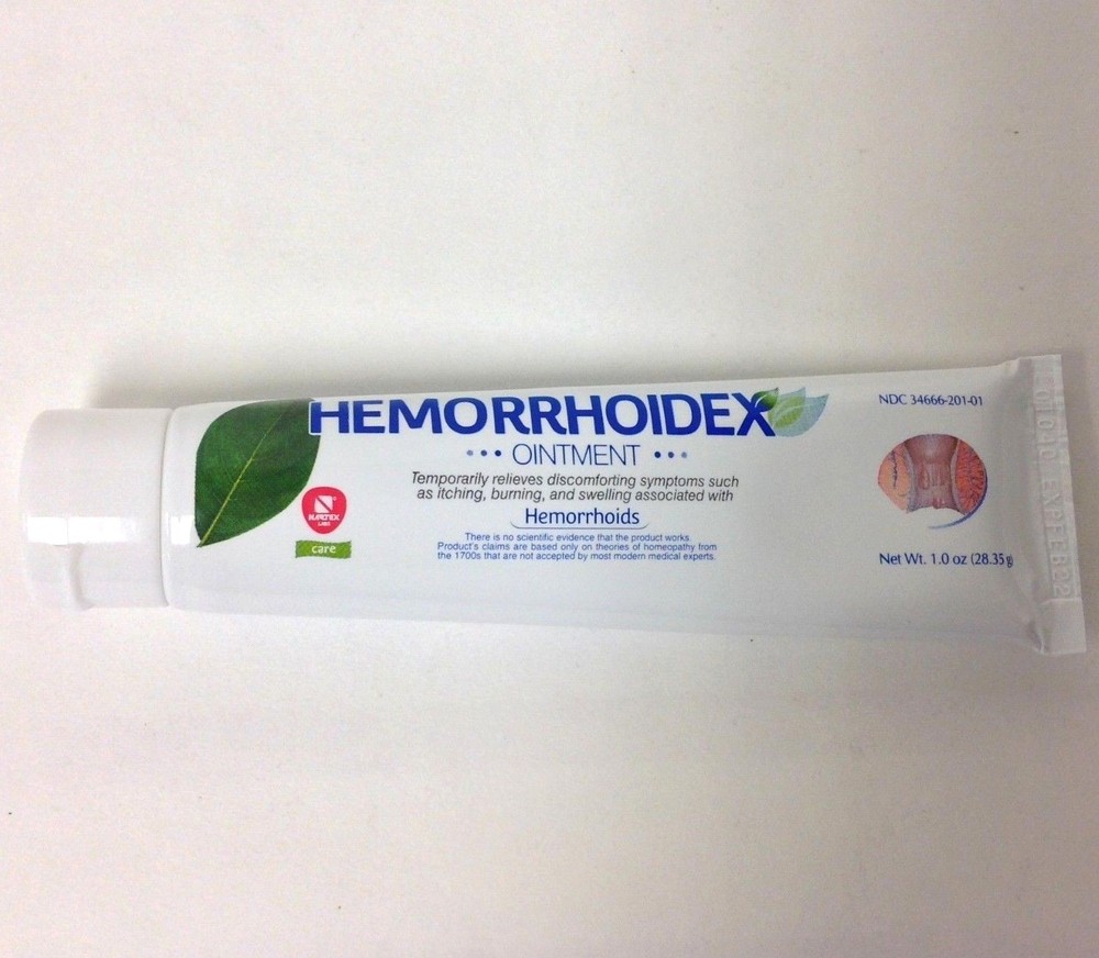 2 HOMEOPATHIC HEMORRHOIDEX OINTMENT 1.0 oz