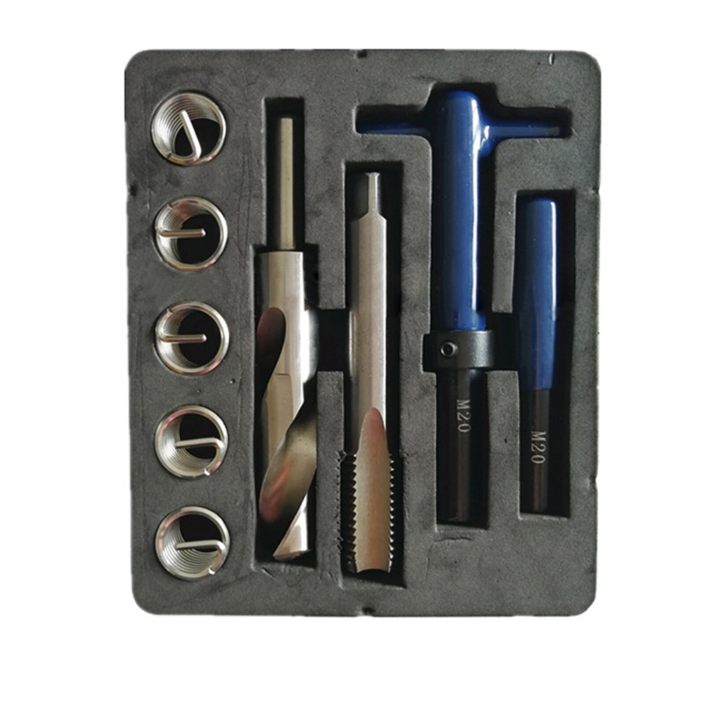 New M22*2.5 Thread Repair Tool Kit Auto Helical Coil Insert Garage Tools